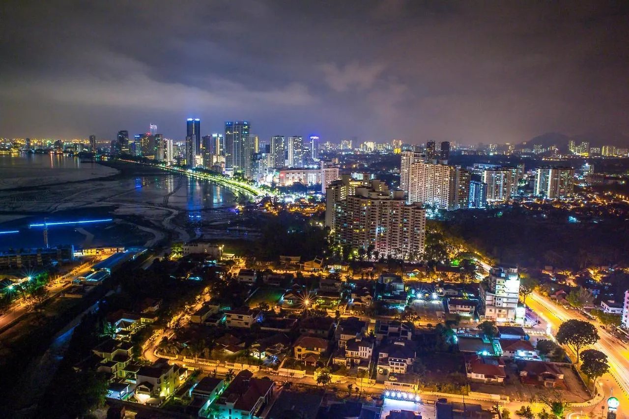 Lägenhet Landmark By Katana 3Br Romantic Luxury Seaview Homestay Gurney无敌海景三房套房 Tanjung Tokong